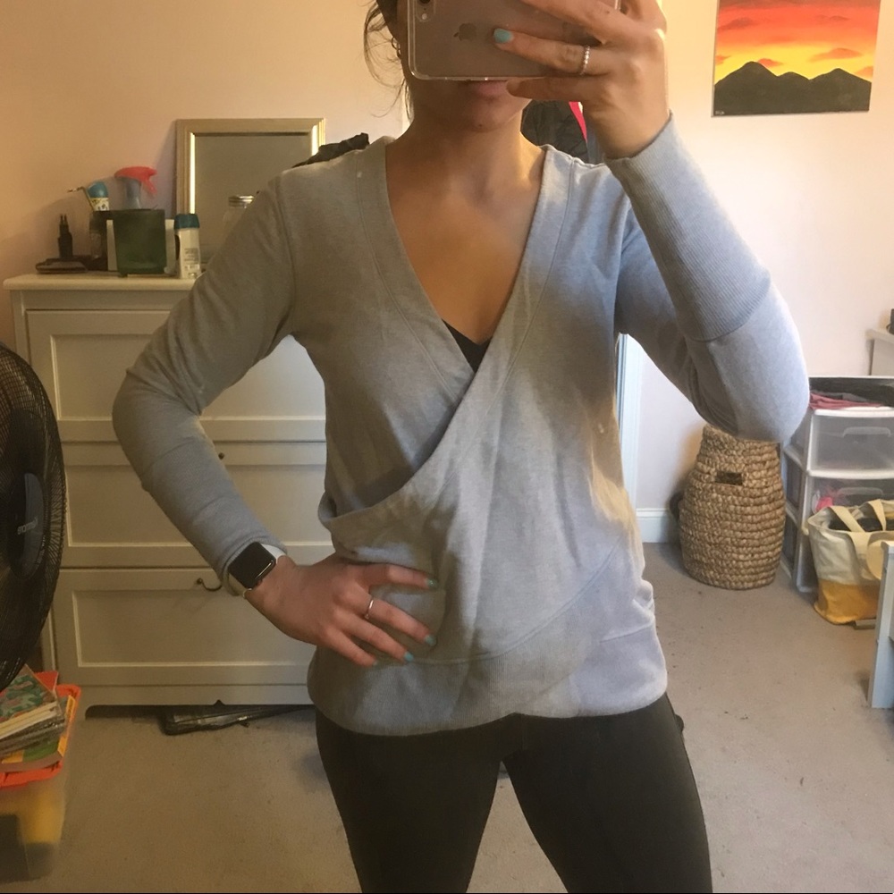 Lucy athletic wrap sweatshirt